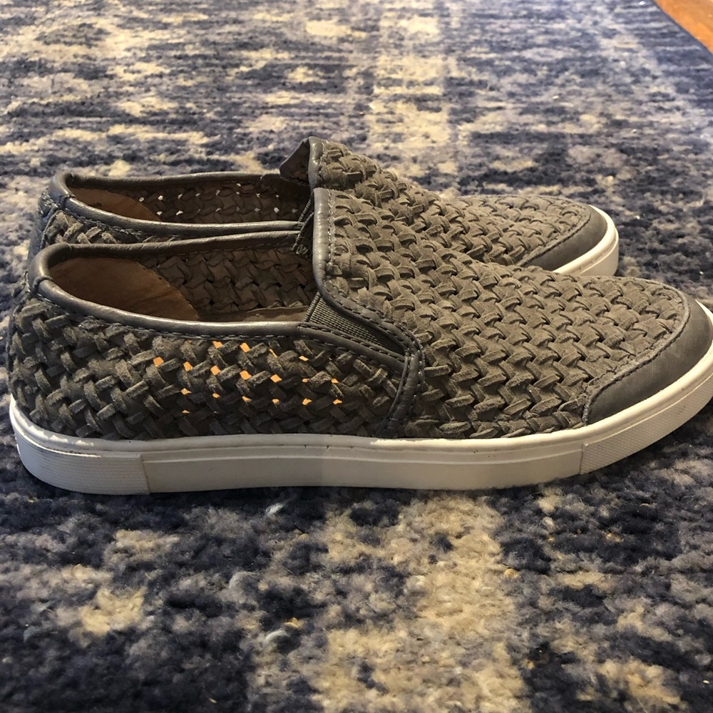 Frye slip on leather shoe